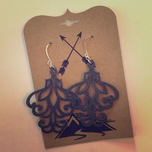 Vegan Faux Leather Earrings